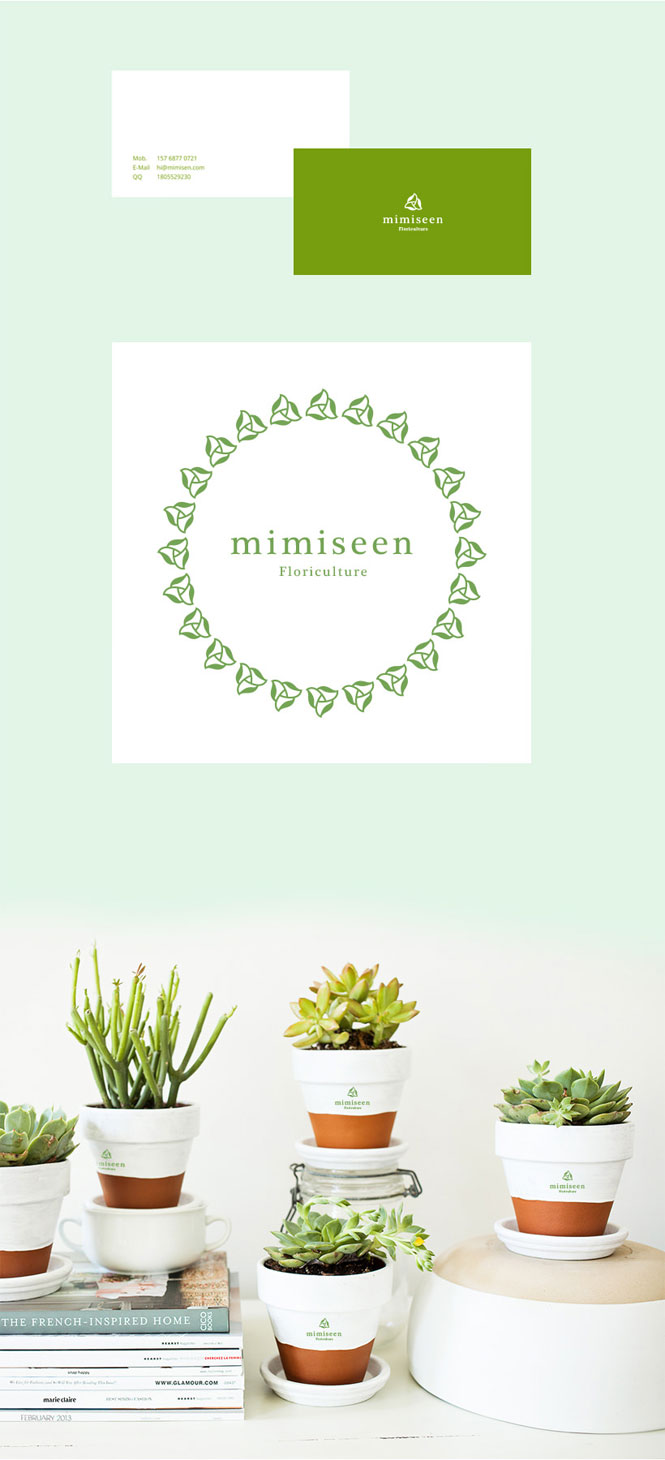 mimiseen花艺品牌设计案例
